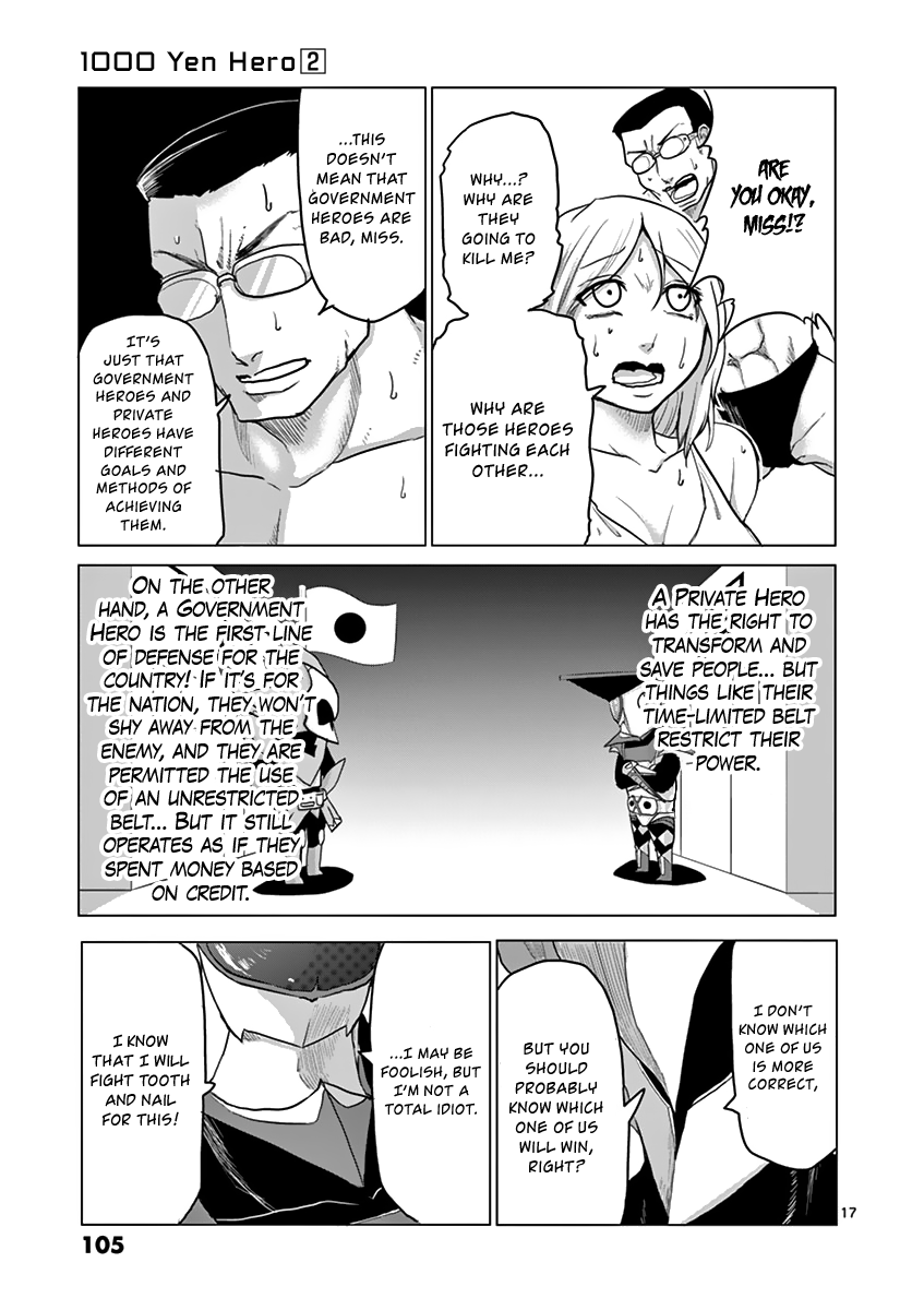 1000 Yen Hero Chapter 14 page 17 - Chapter 14: Justice and Order