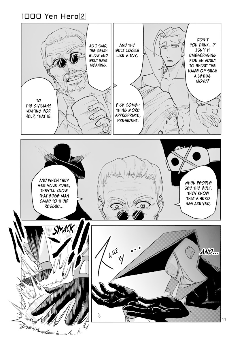 1000 Yen Hero Chapter 15 page 11 - Chapter 15: Suggestion and Death Blow