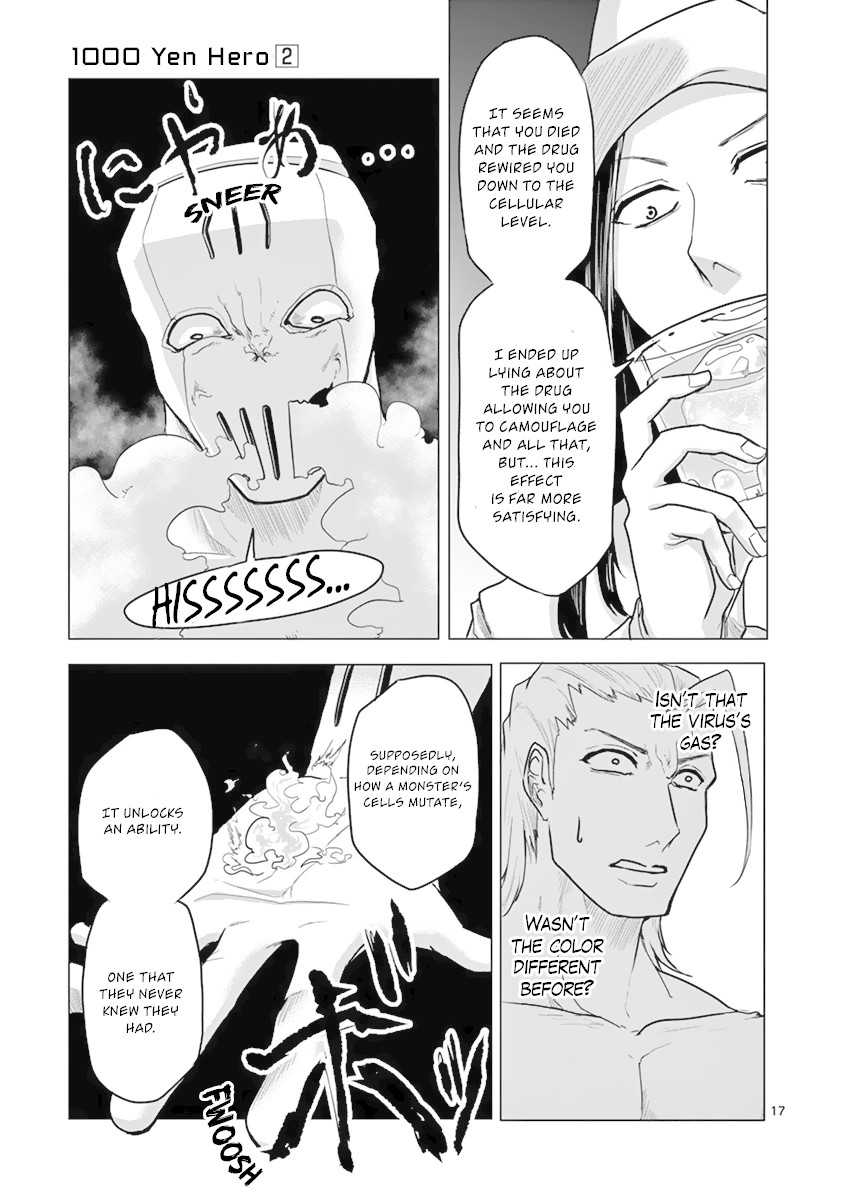 1000 Yen Hero Chapter 15 page 17 - Chapter 15: Suggestion and Death Blow