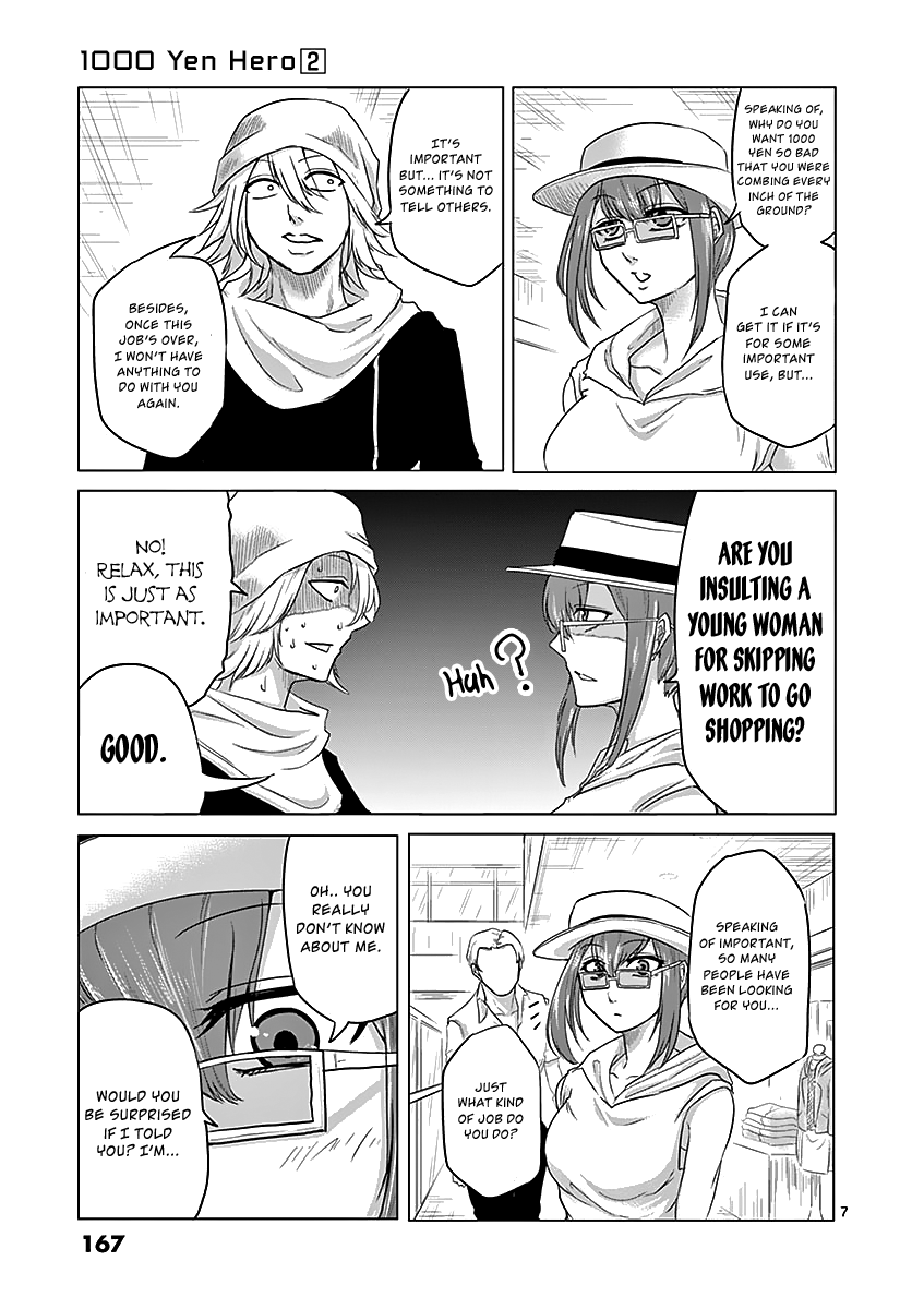 1000 Yen Hero Chapter 18 page 7 - Chapter 18: Incognito and Helmet