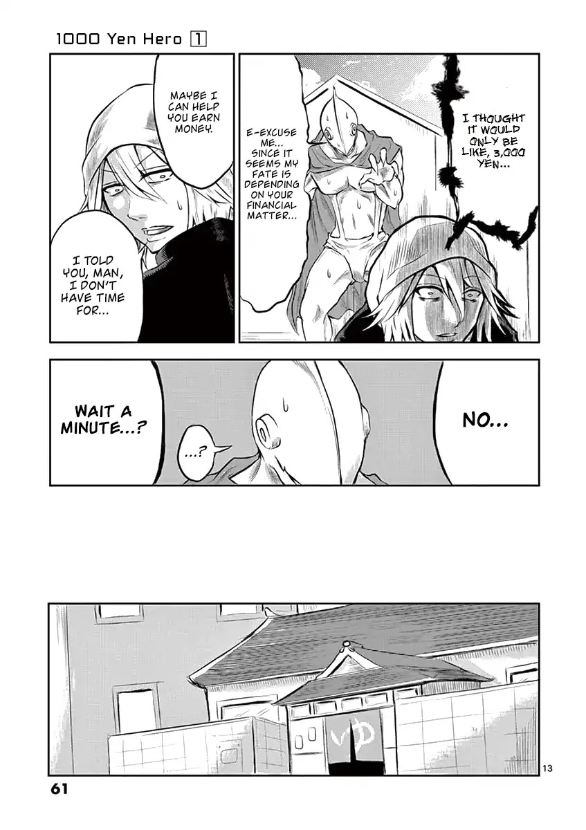 1000 Yen Hero Chapter 2 page 13 - Chapter 2: Brother and Father
