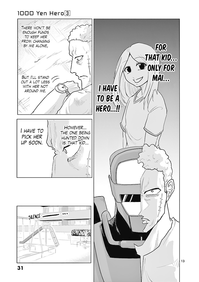 1000 Yen Hero Chapter 21 page 13 - Chapter 21: Search and Labor