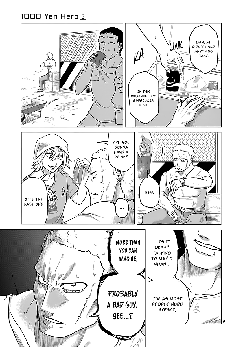 1000 Yen Hero Chapter 21 page 9 - Chapter 21: Search and Labor