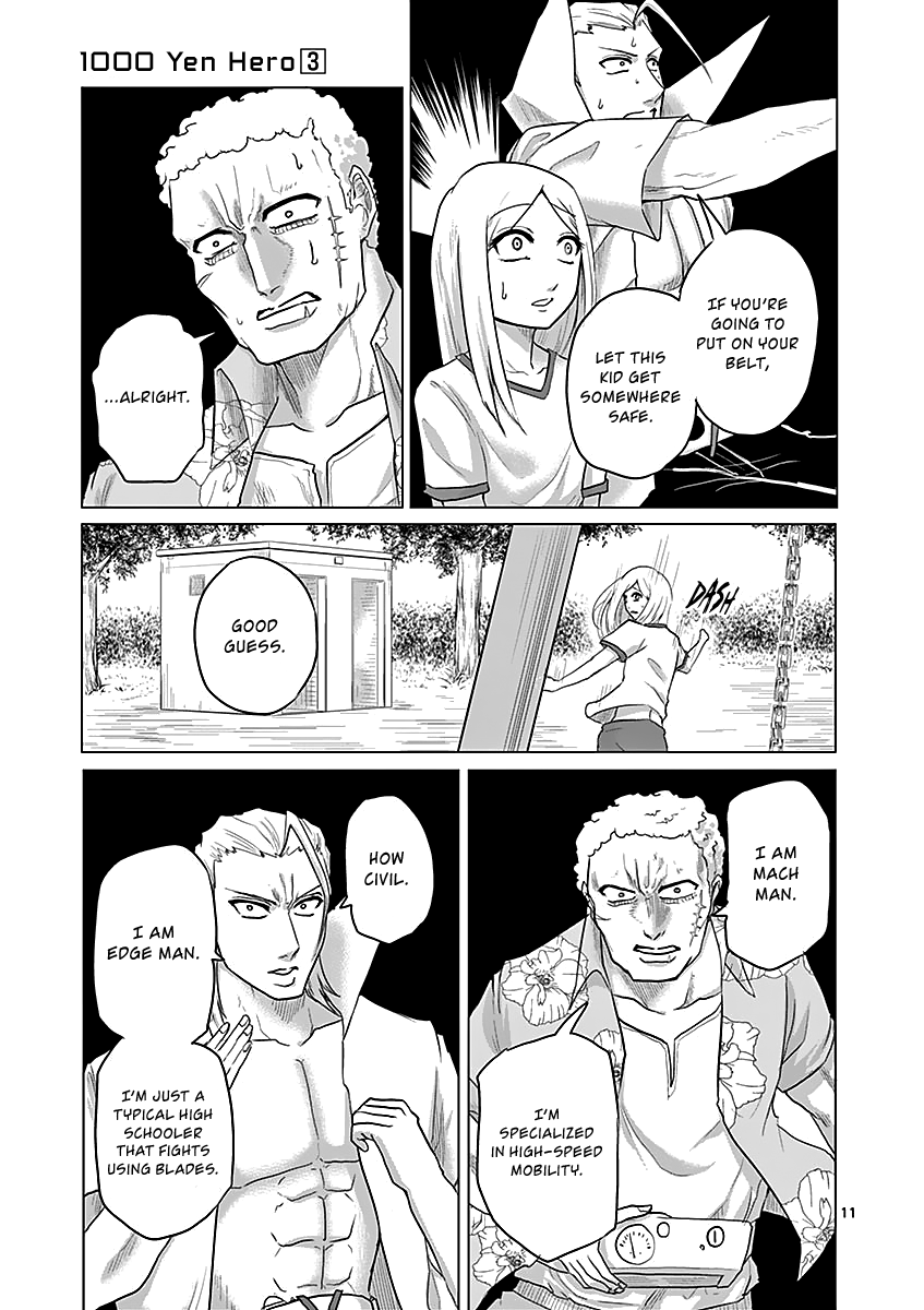 1000 Yen Hero Chapter 23 page 11 - Chapter 23: Pursuit and Naivety