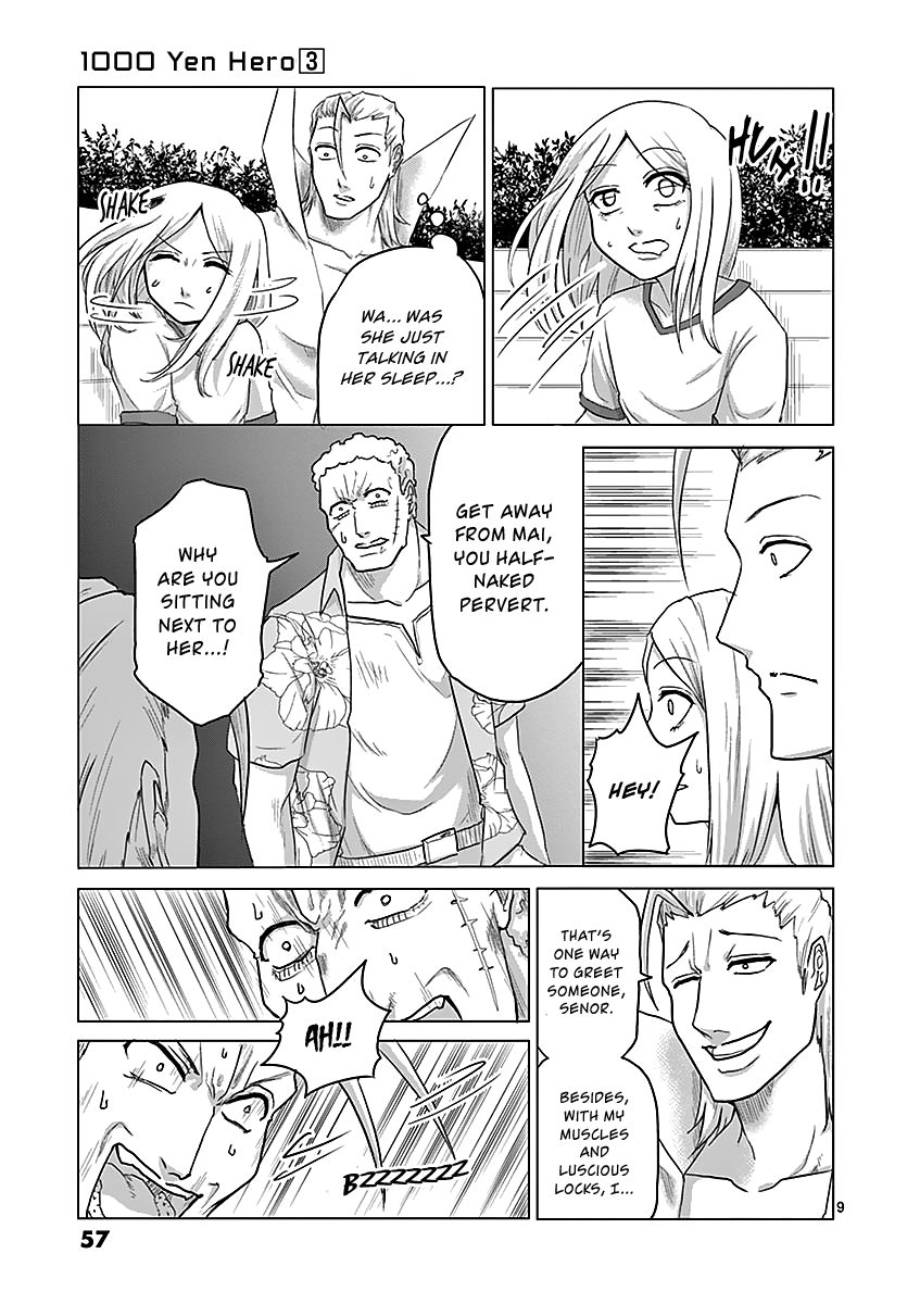1000 Yen Hero Chapter 23 page 9 - Chapter 23: Pursuit and Naivety