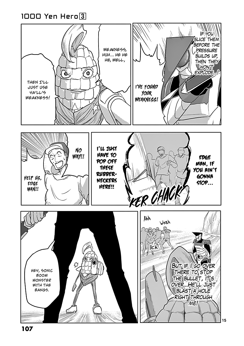 1000 Yen Hero Chapter 26 page 15 - Chapter 26: Tragedy and Choice
