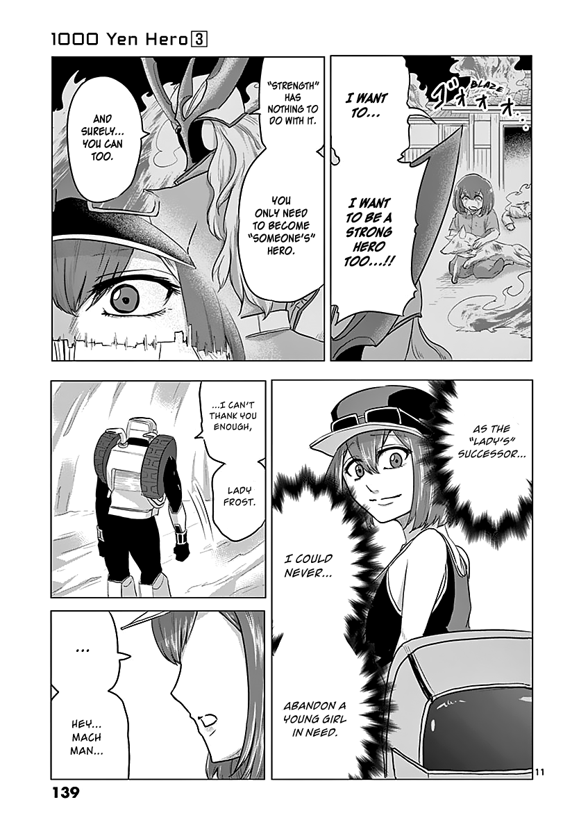 1000 Yen Hero Chapter 28 page 11 - Chapter 28: Cold Wind and Favorite