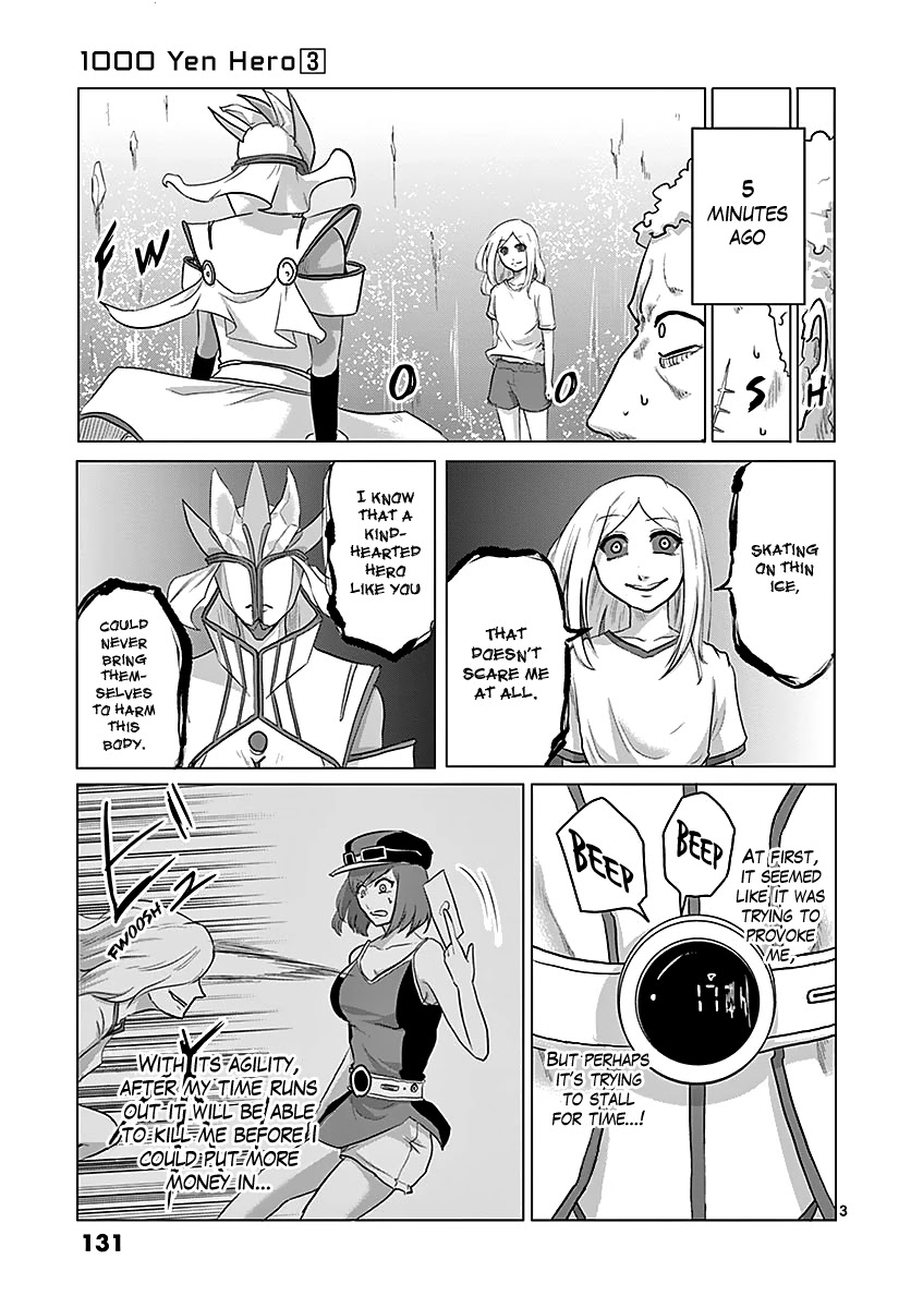 1000 Yen Hero Chapter 28 page 3 - Chapter 28: Cold Wind and Favorite
