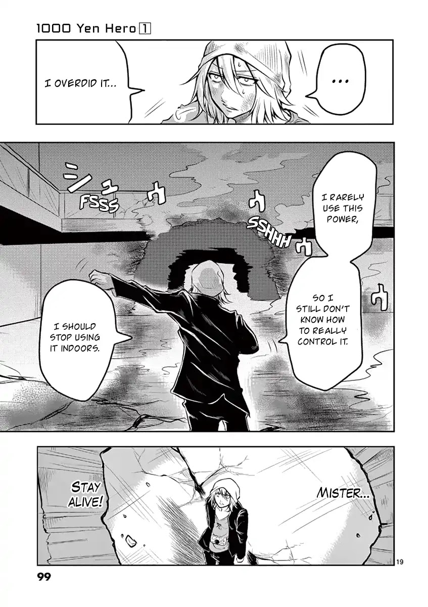 1000 Yen Hero Chapter 3 page 19 - Chapter 3: Daughter and Monster
