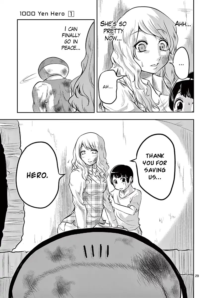1000 Yen Hero Chapter 3 page 29 - Chapter 3: Daughter and Monster