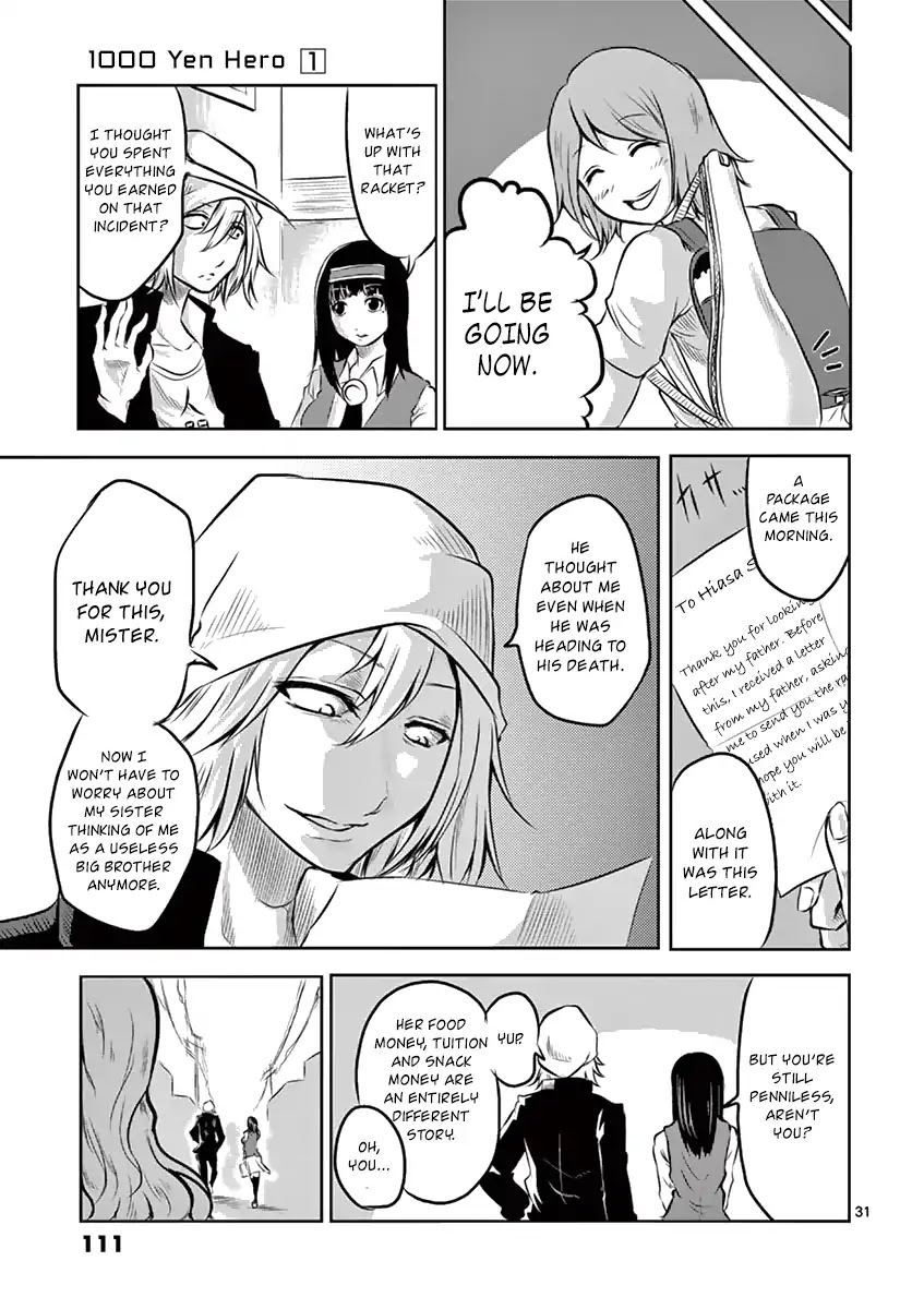 1000 Yen Hero Chapter 3 page 31 - Chapter 3: Daughter and Monster