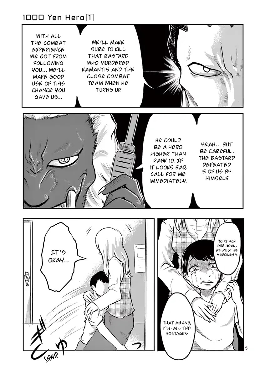 1000 Yen Hero Chapter 3 page 5 - Chapter 3: Daughter and Monster