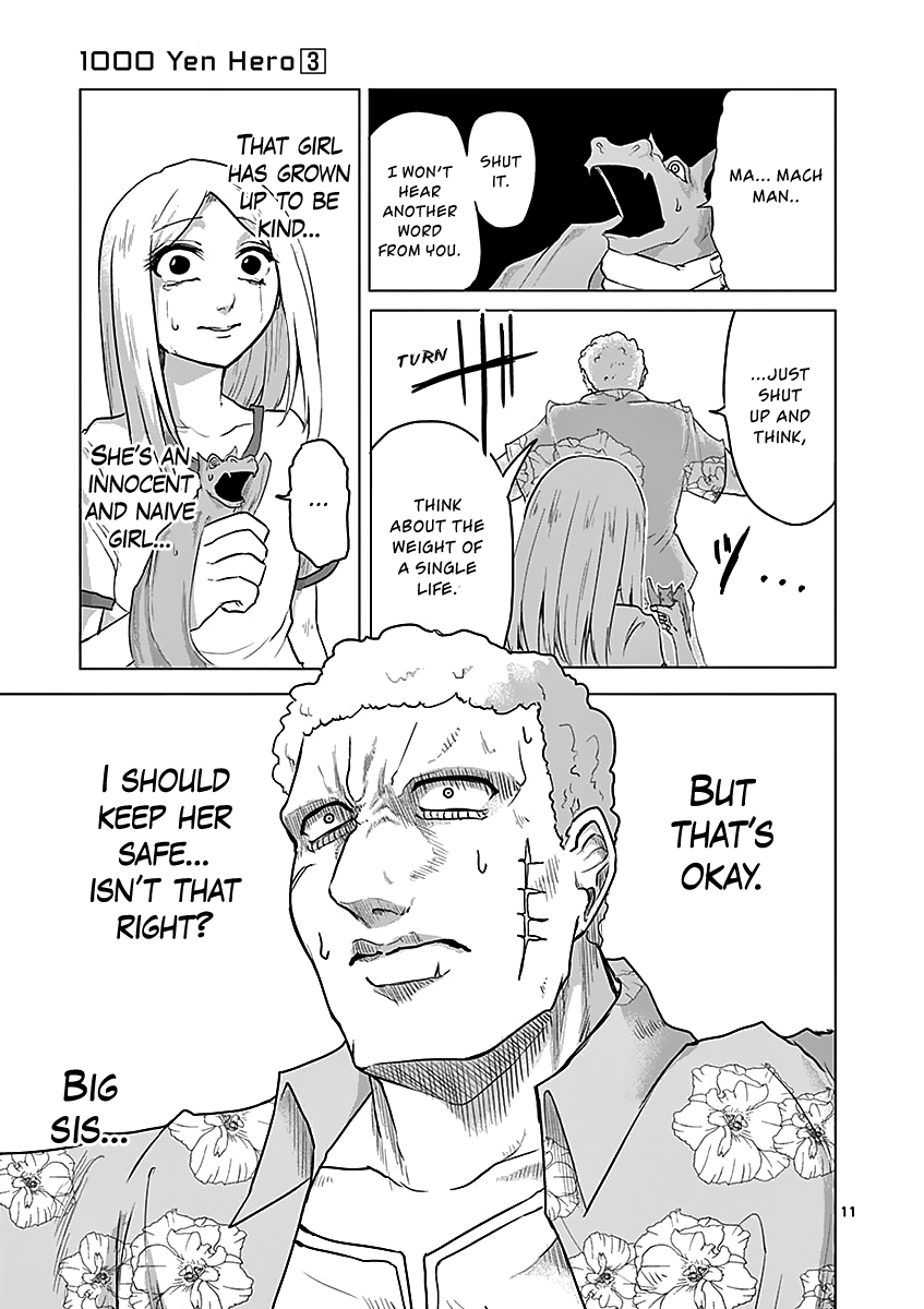 1000 Yen Hero Chapter 31 page 11 - Chapter 31: Discovery and Name