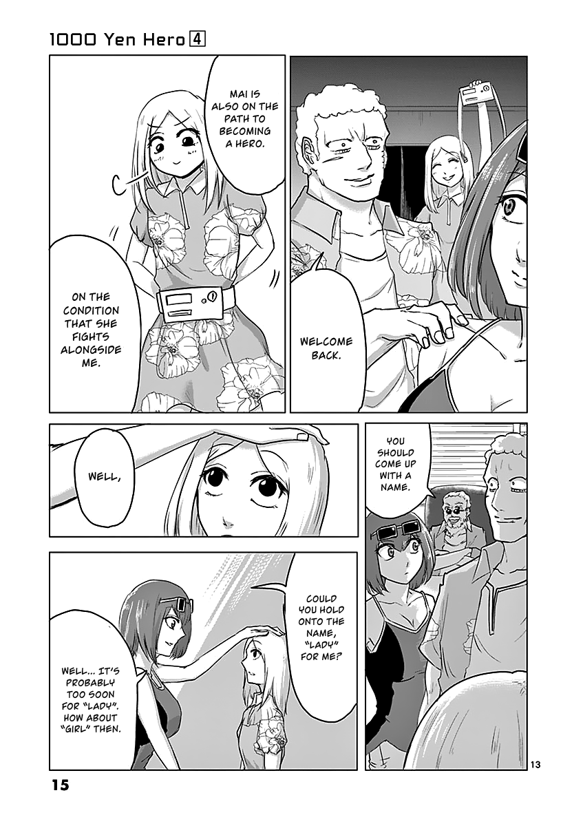 1000 Yen Hero Chapter 32 page 16 - Chapter 32: Comeback and Gathering