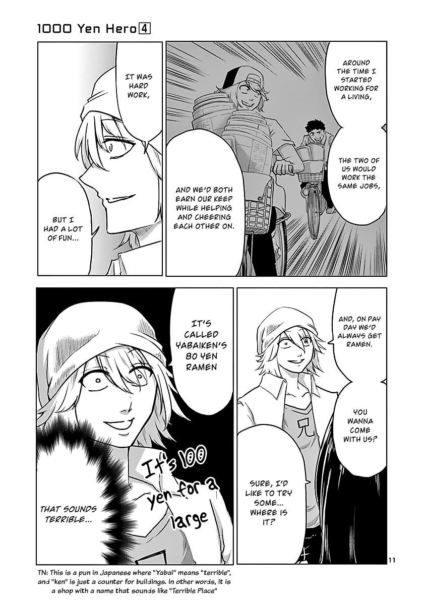 1000 Yen Hero Chapter 33 page 11 - Chapter 33: Old Friend and Reminiscence