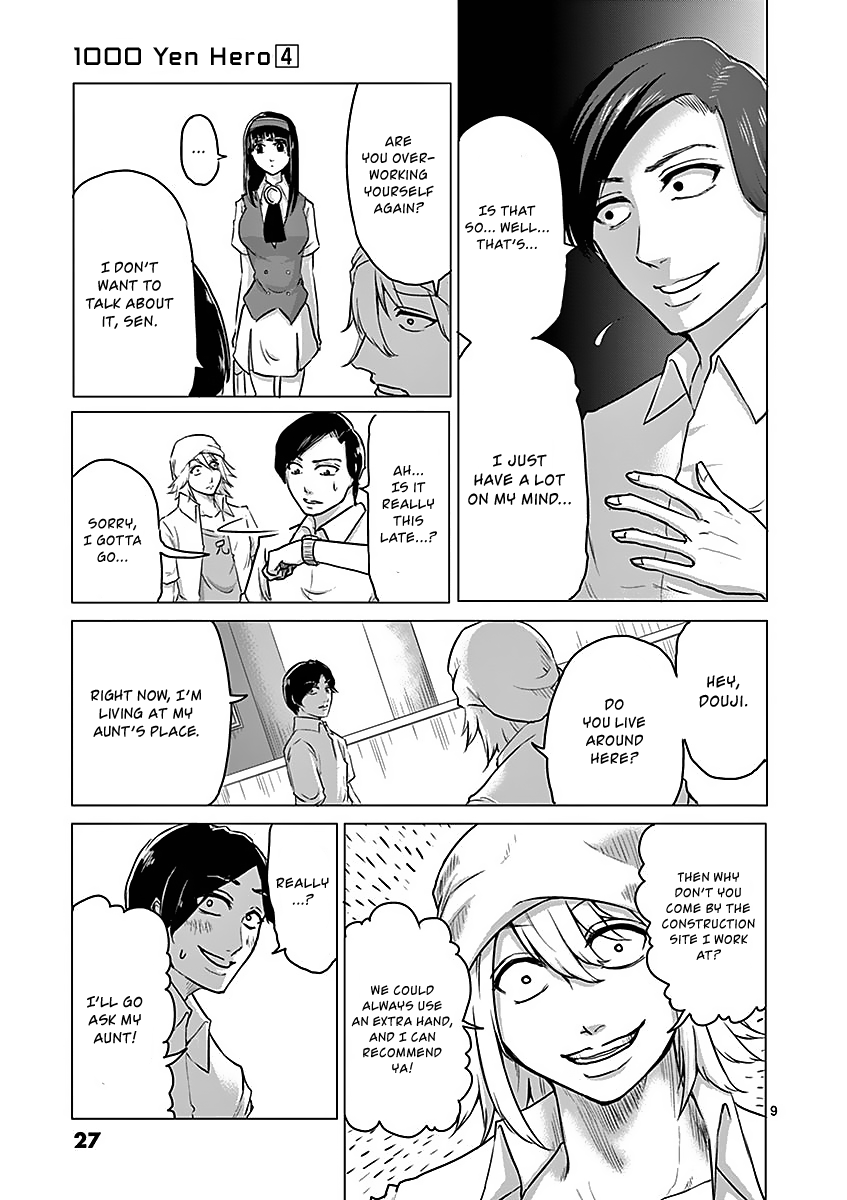 1000 Yen Hero Chapter 33 page 9 - Chapter 33: Old Friend and Reminiscence