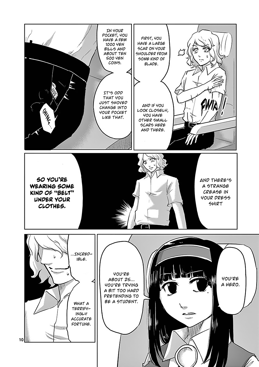 1000 Yen Hero Chapter 36 page 10 - Chapter 36: Gunpoint and Fortune Telling