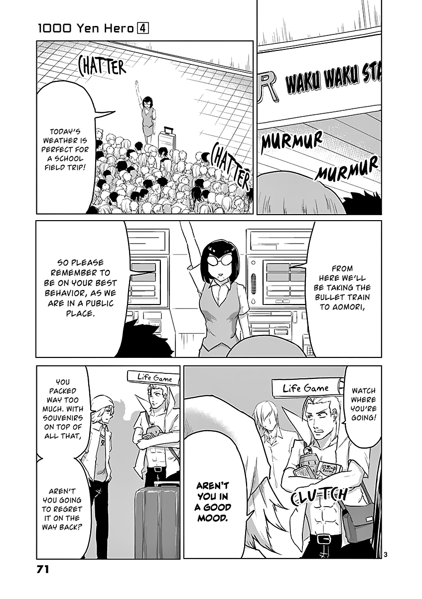 1000 Yen Hero Chapter 36 page 3 - Chapter 36: Gunpoint and Fortune Telling