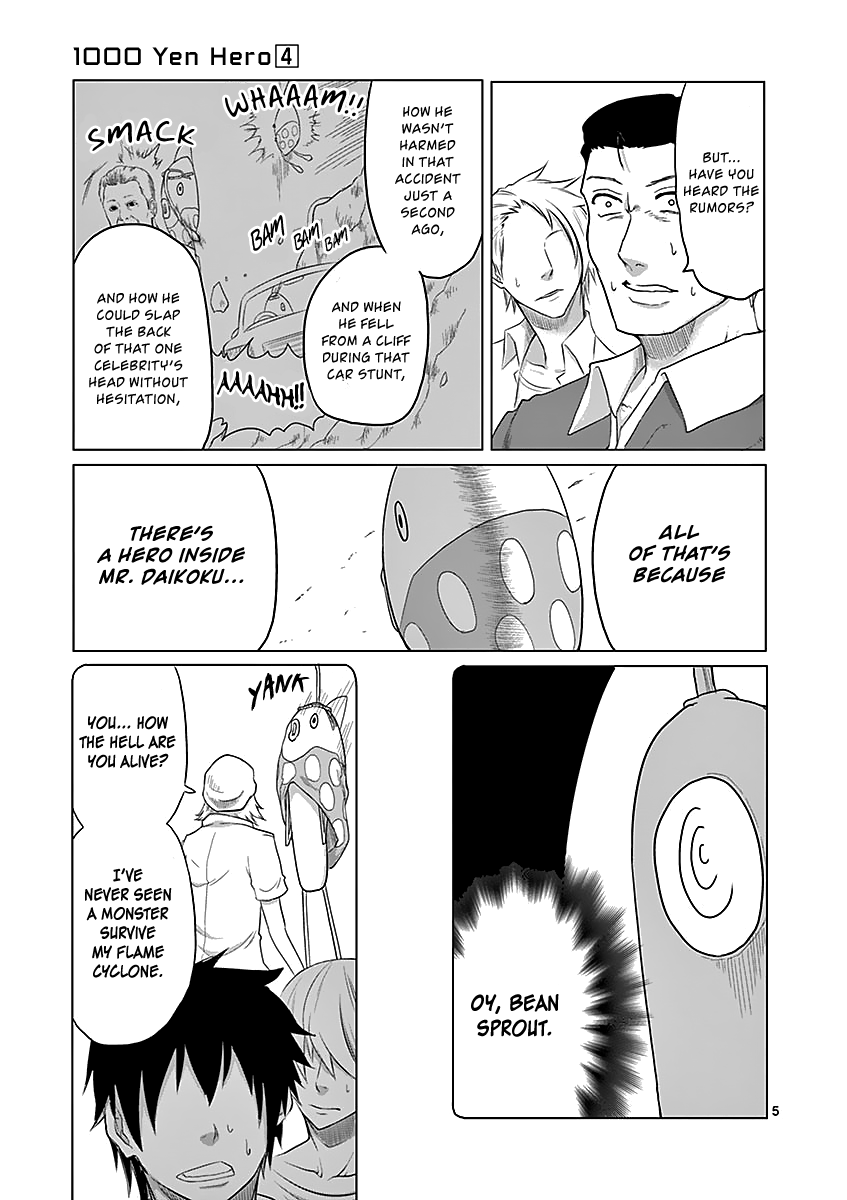 1000 Yen Hero Chapter 38 page 5 - Chapter 38: Strongman and Enhancement