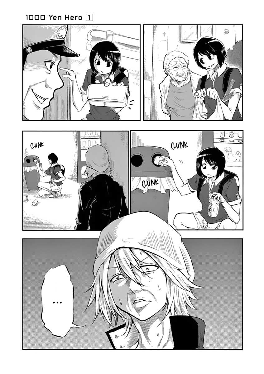 1000 Yen Hero Chapter 4 page 7 - Chapter 4: Waste and Misfortune