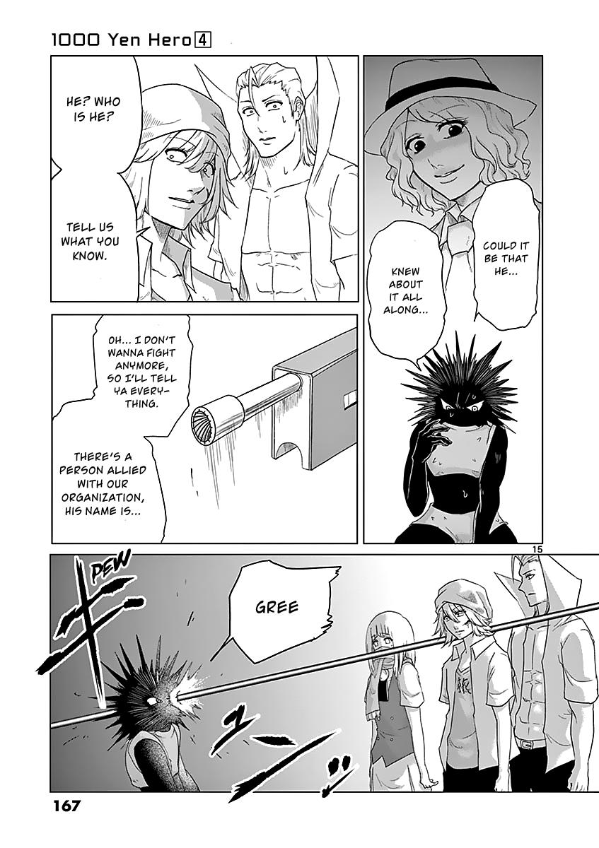 1000 Yen Hero Chapter 41 page 15 - Chapter 41: Rampage and Plan