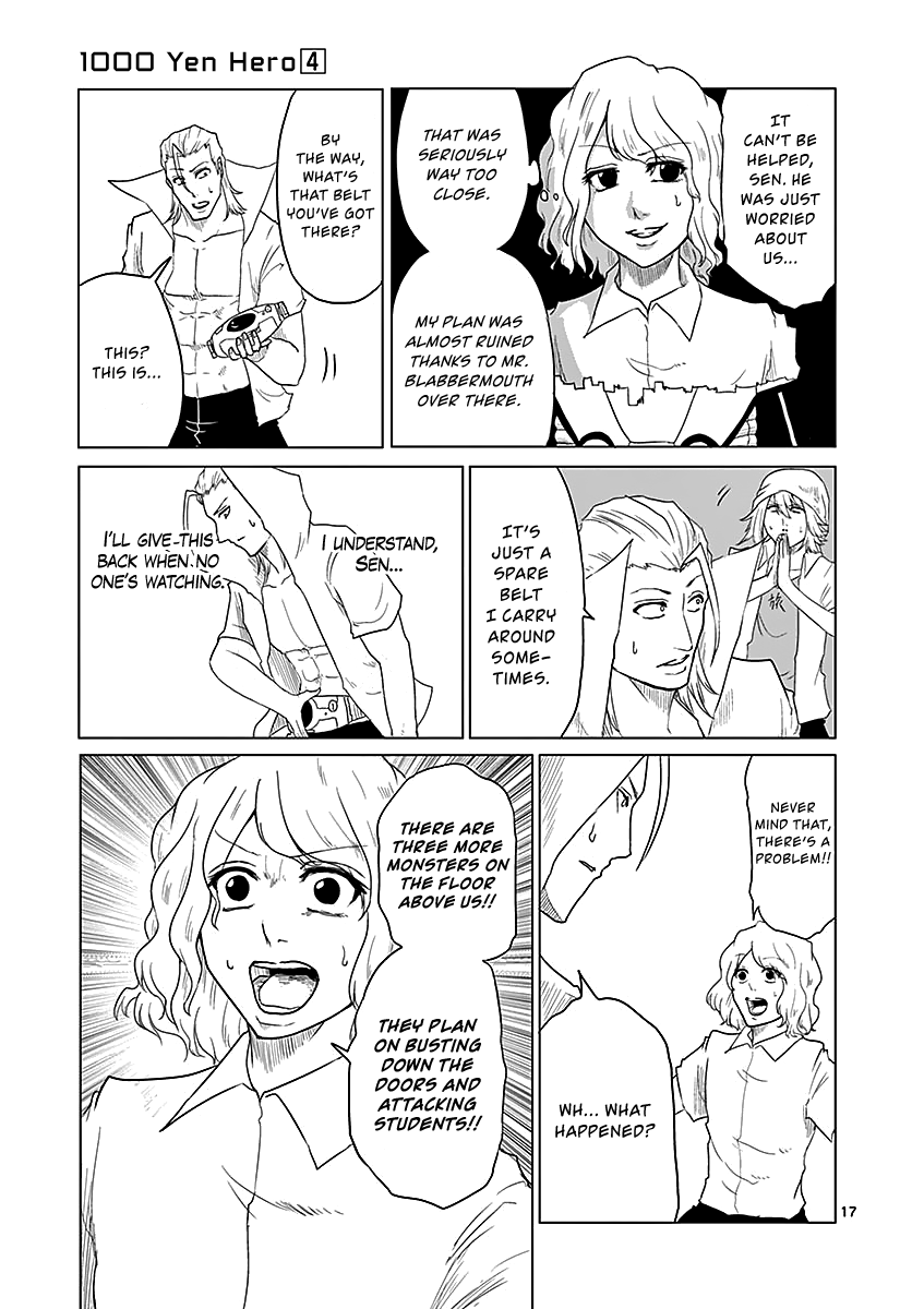 1000 Yen Hero Chapter 41 page 17 - Chapter 41: Rampage and Plan