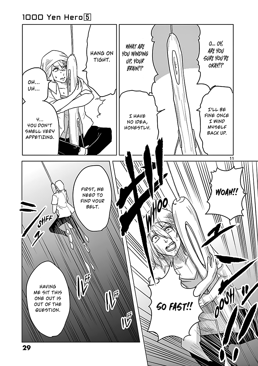 1000 Yen Hero Chapter 44 page 11 - Chapter 44: Rescue and Capture