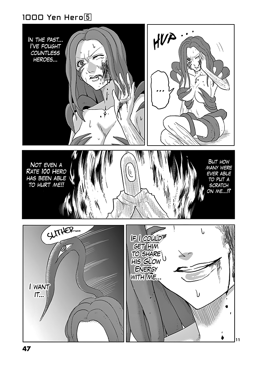 1000 Yen Hero Chapter 45 page 11 - Chapter 45: Kiss and Revival