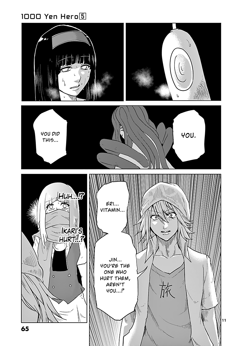 1000 Yen Hero Chapter 46 page 11 - Chapter 46: Rage and Unlikely Pair