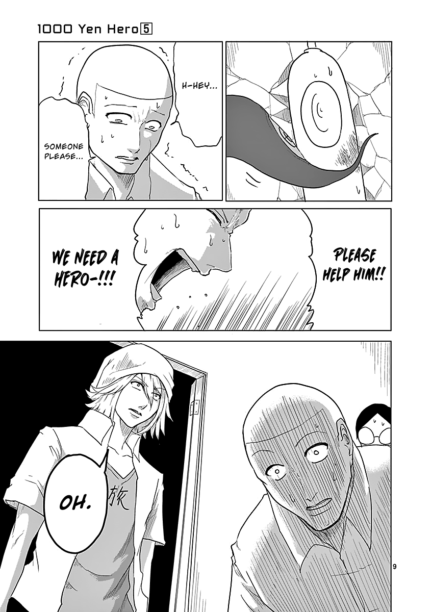 1000 Yen Hero Chapter 46 page 9 - Chapter 46: Rage and Unlikely Pair