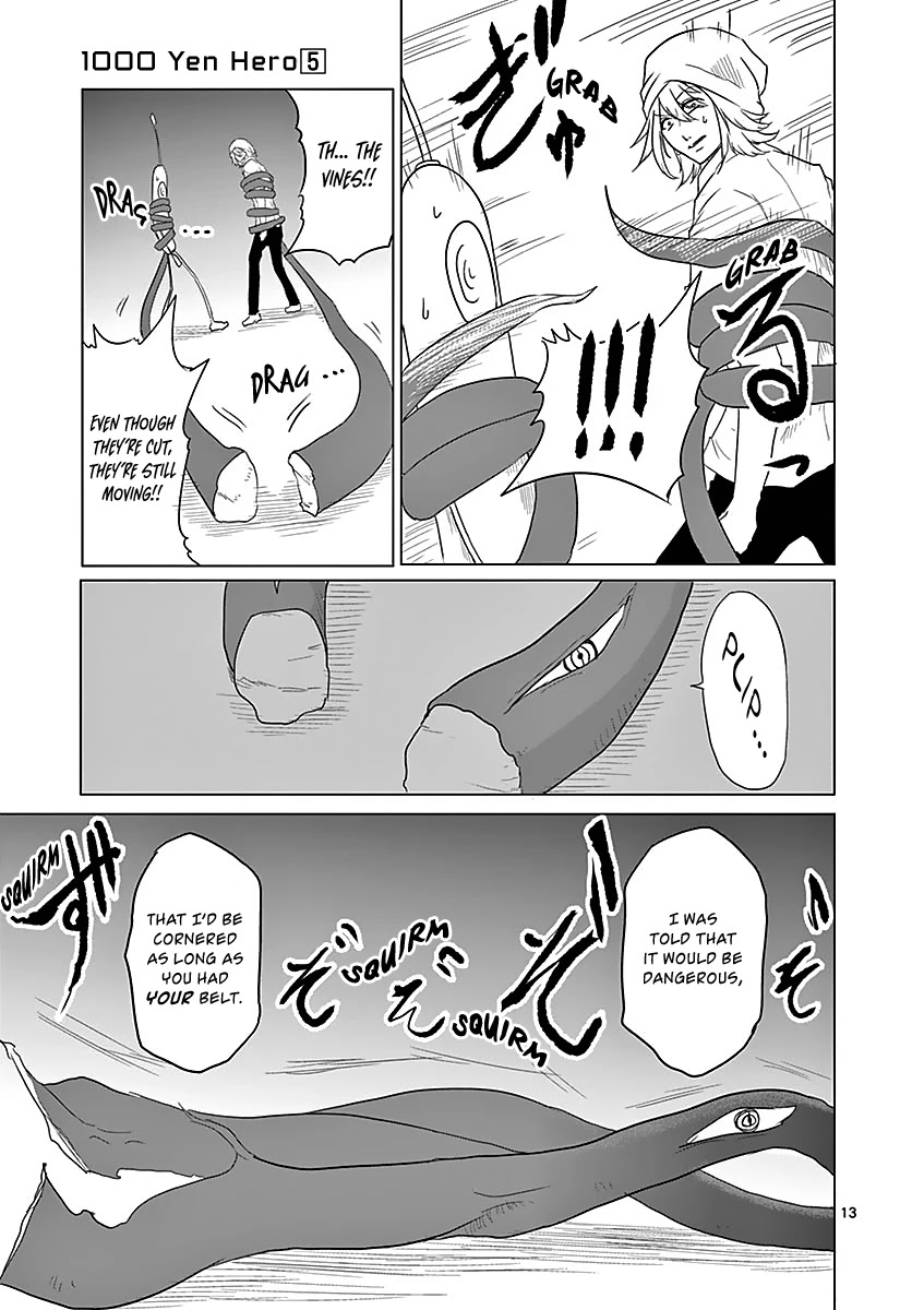 1000 Yen Hero Chapter 47 page 13 - Chapter 47: Communication and Responsibility