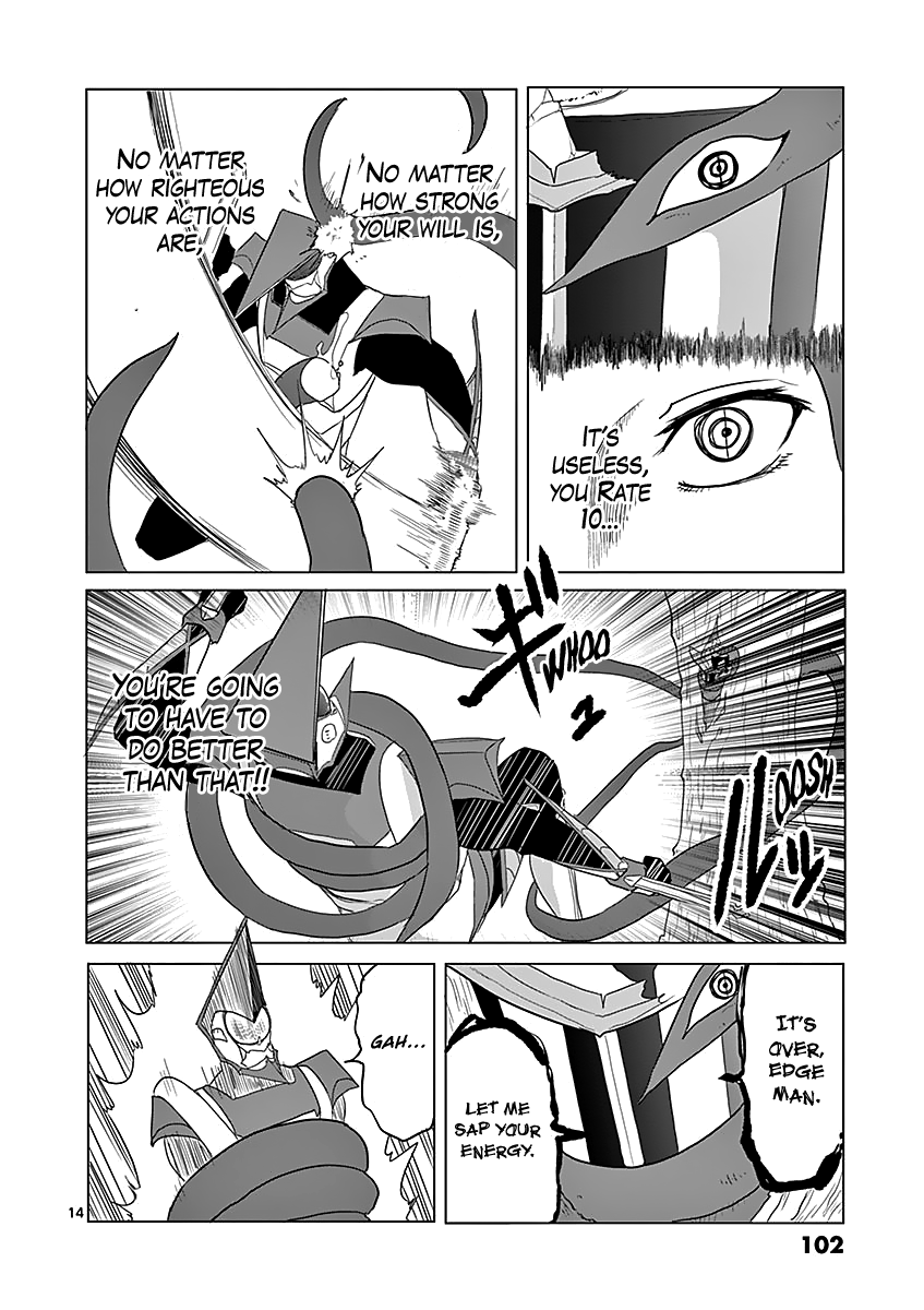1000 Yen Hero Chapter 48 page 14 - Chapter 48: Scars and Backup