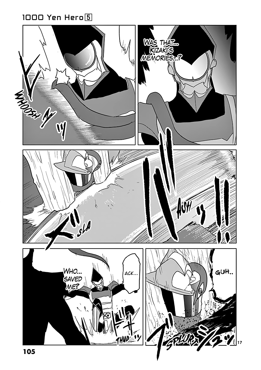 1000 Yen Hero Chapter 48 page 17 - Chapter 48: Scars and Backup