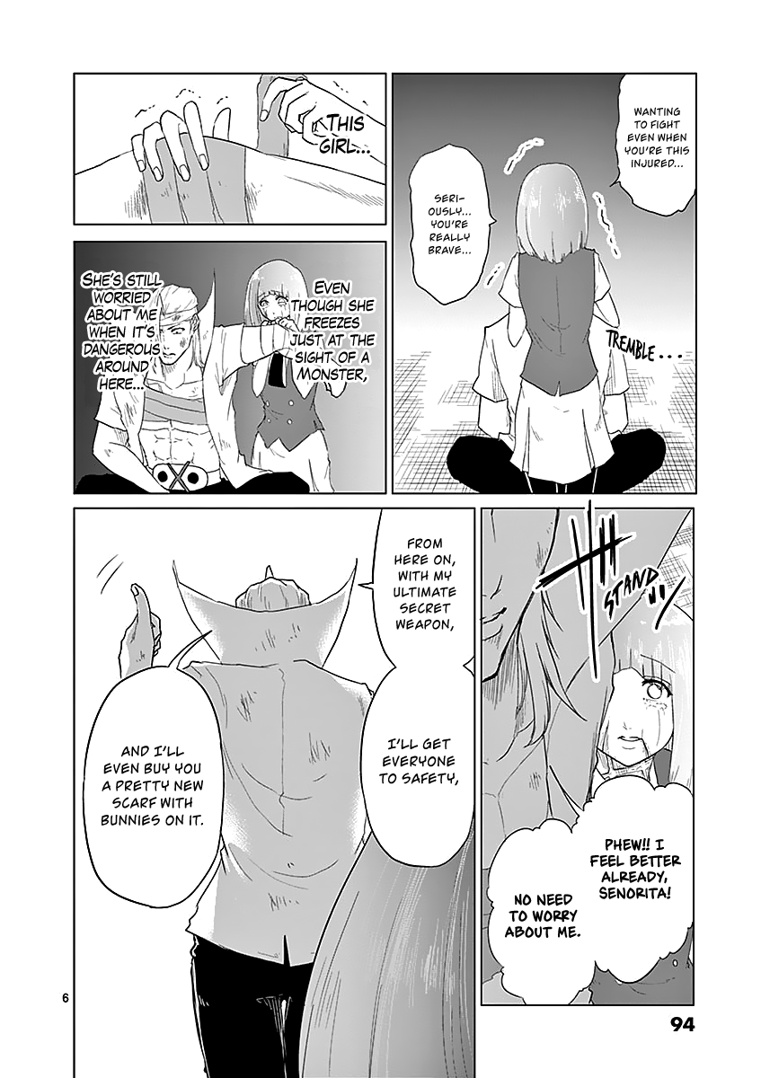 1000 Yen Hero Chapter 48 page 6 - Chapter 48: Scars and Backup