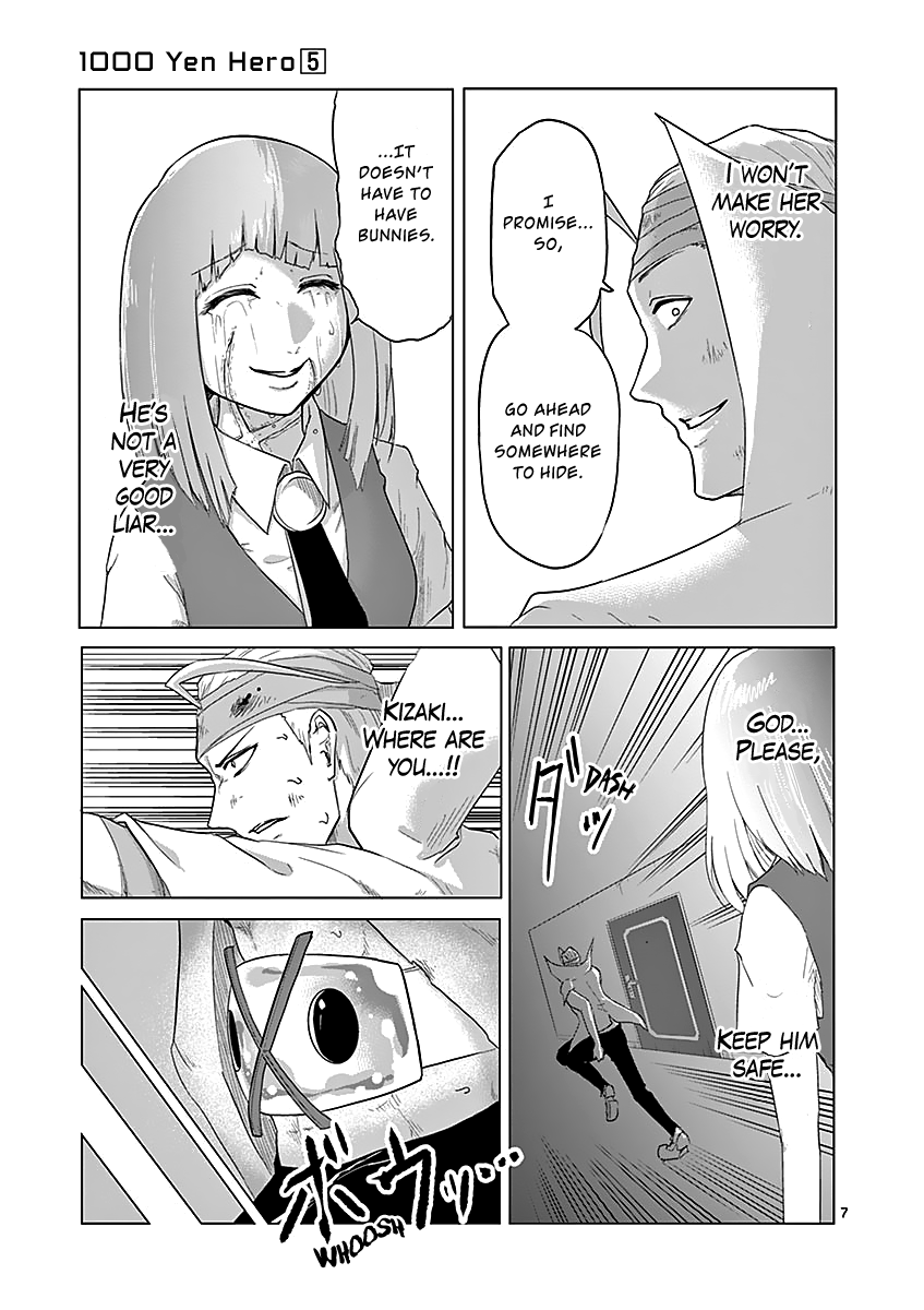 1000 Yen Hero Chapter 48 page 7 - Chapter 48: Scars and Backup