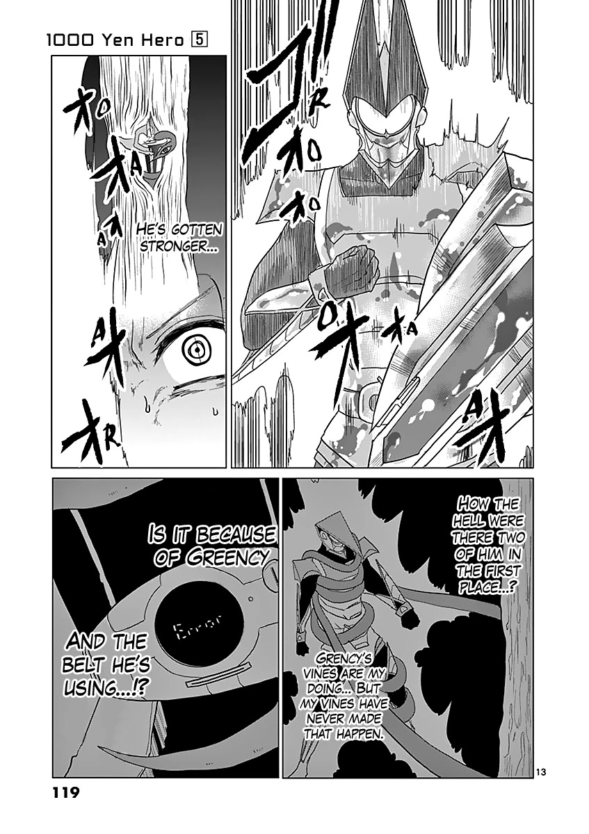 1000 Yen Hero Chapter 49 page 13 - Chapter 49: Myself and I