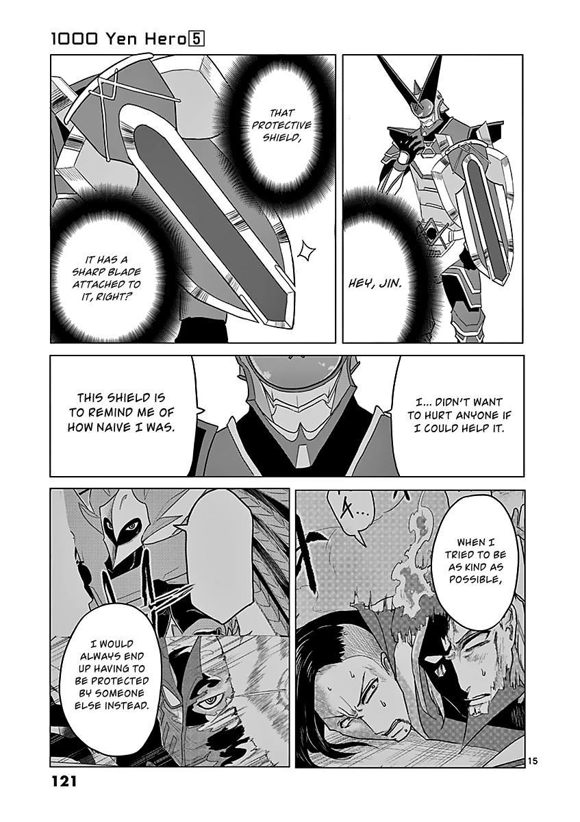 1000 Yen Hero Chapter 49 page 15 - Chapter 49: Myself and I