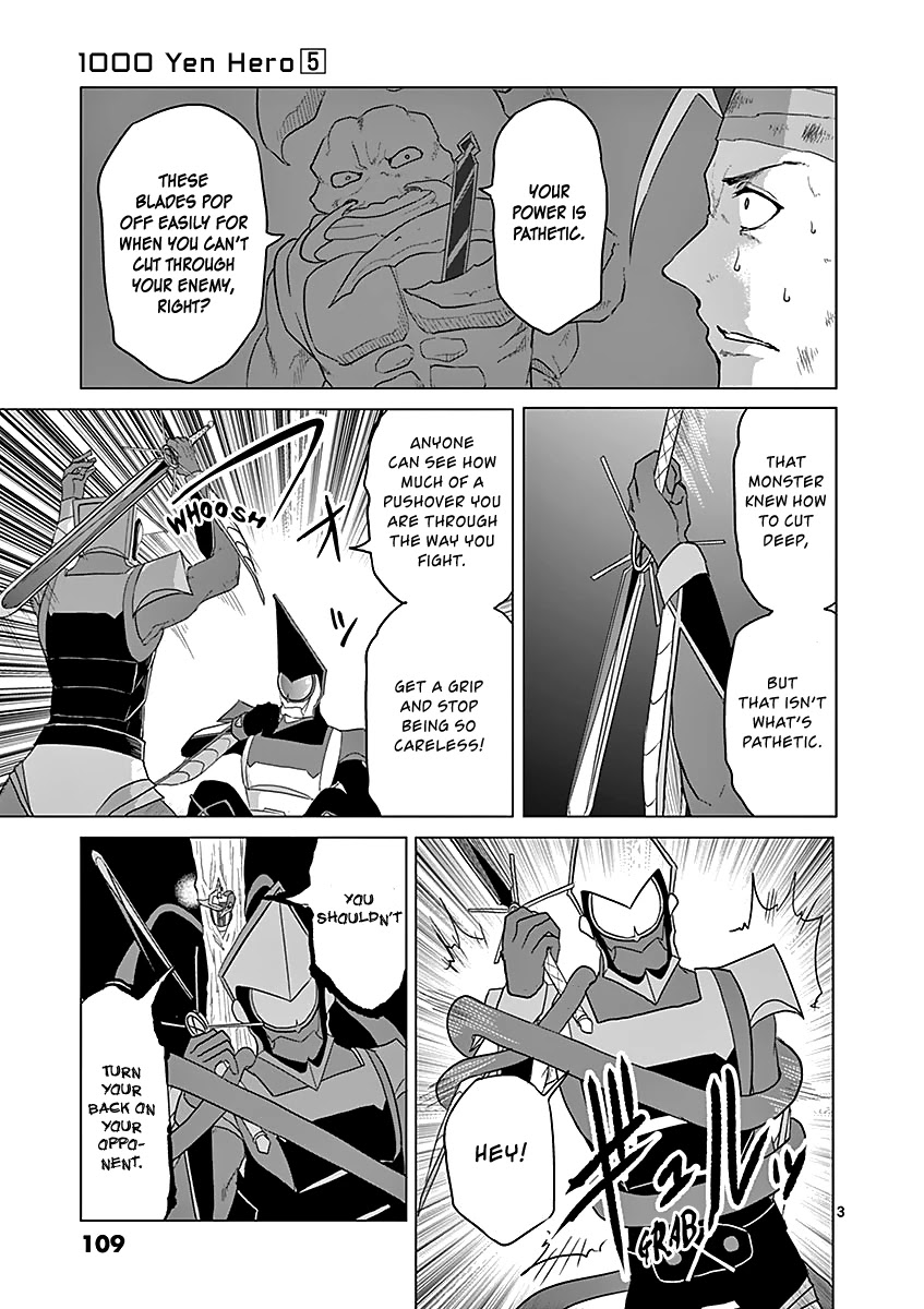 1000 Yen Hero Chapter 49 page 3 - Chapter 49: Myself and I