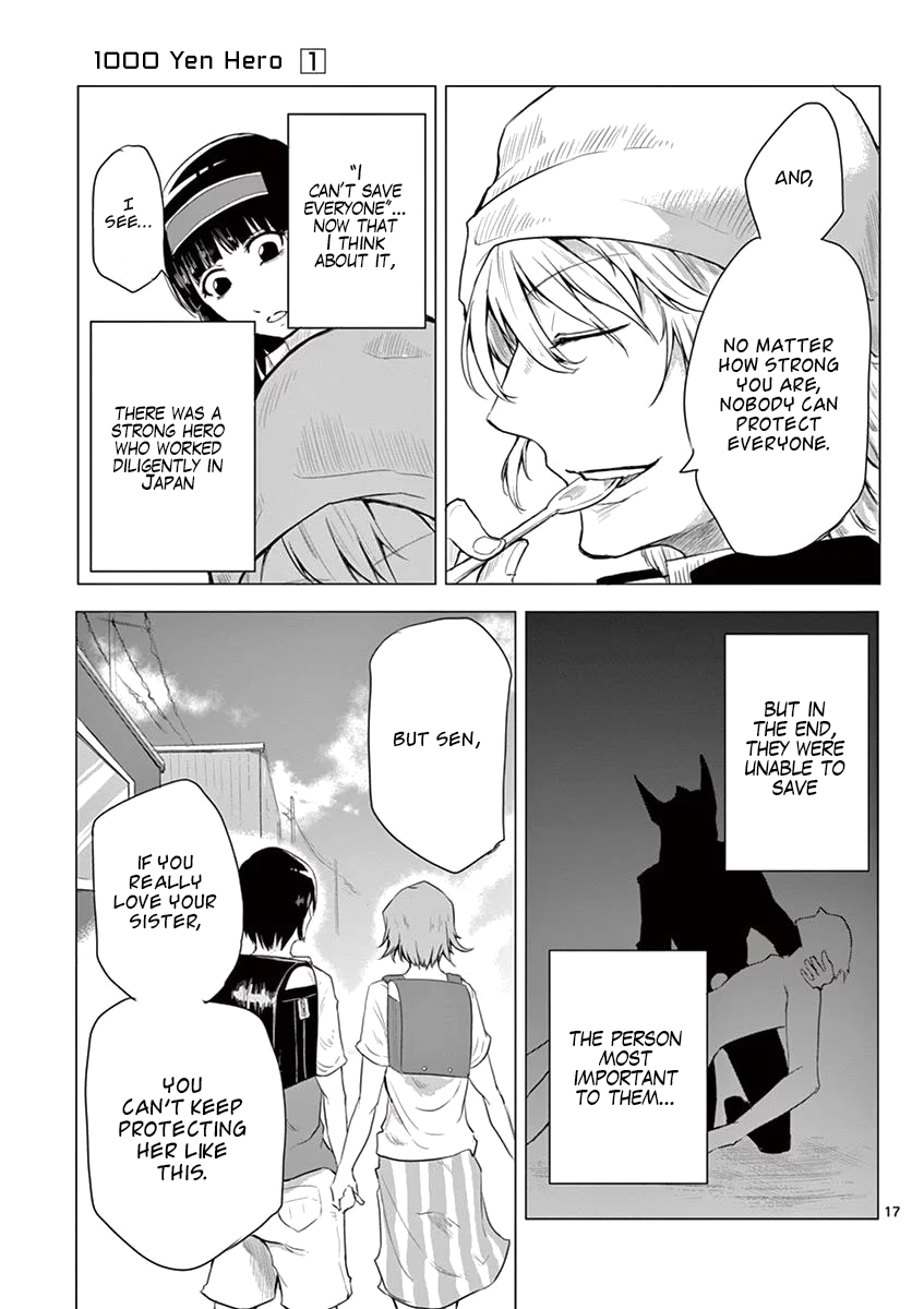 1000 Yen Hero Chapter 5 page 16 - Chapter 5: Strong Enemy and Full Power