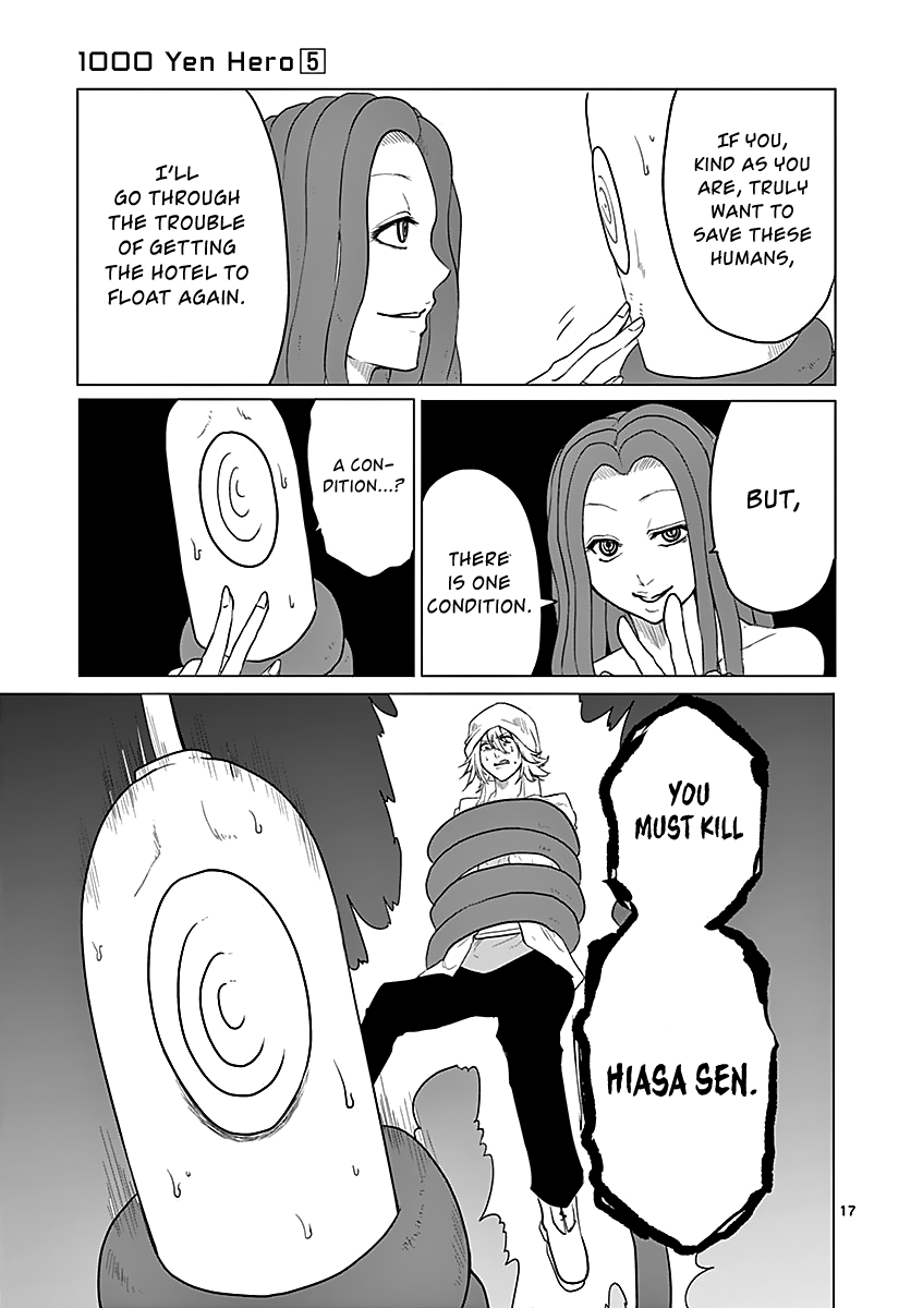 1000 Yen Hero Chapter 50 page 16 - Chapter 50: Sword and Shield