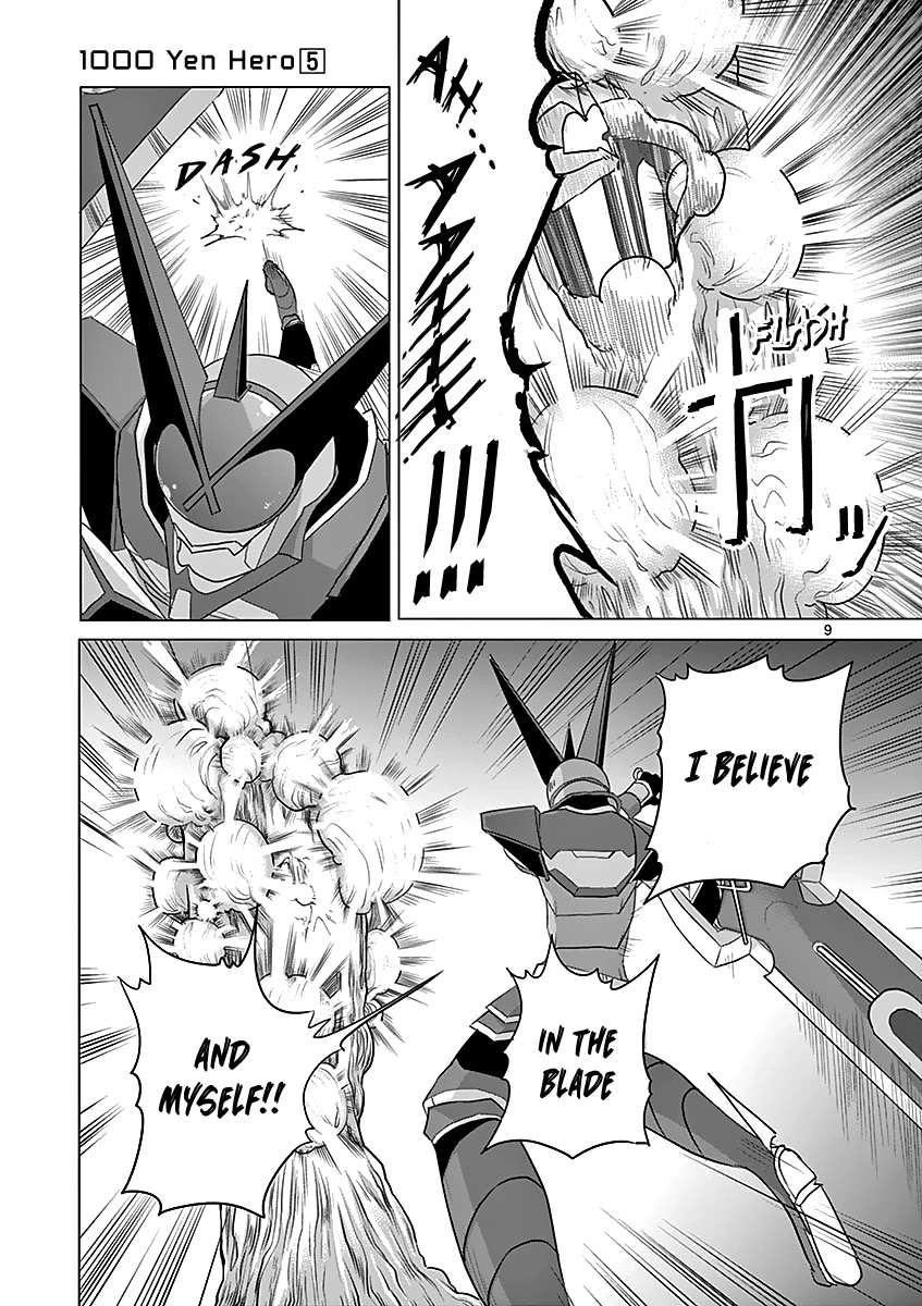 1000 Yen Hero Chapter 50 page 8 - Chapter 50: Sword and Shield