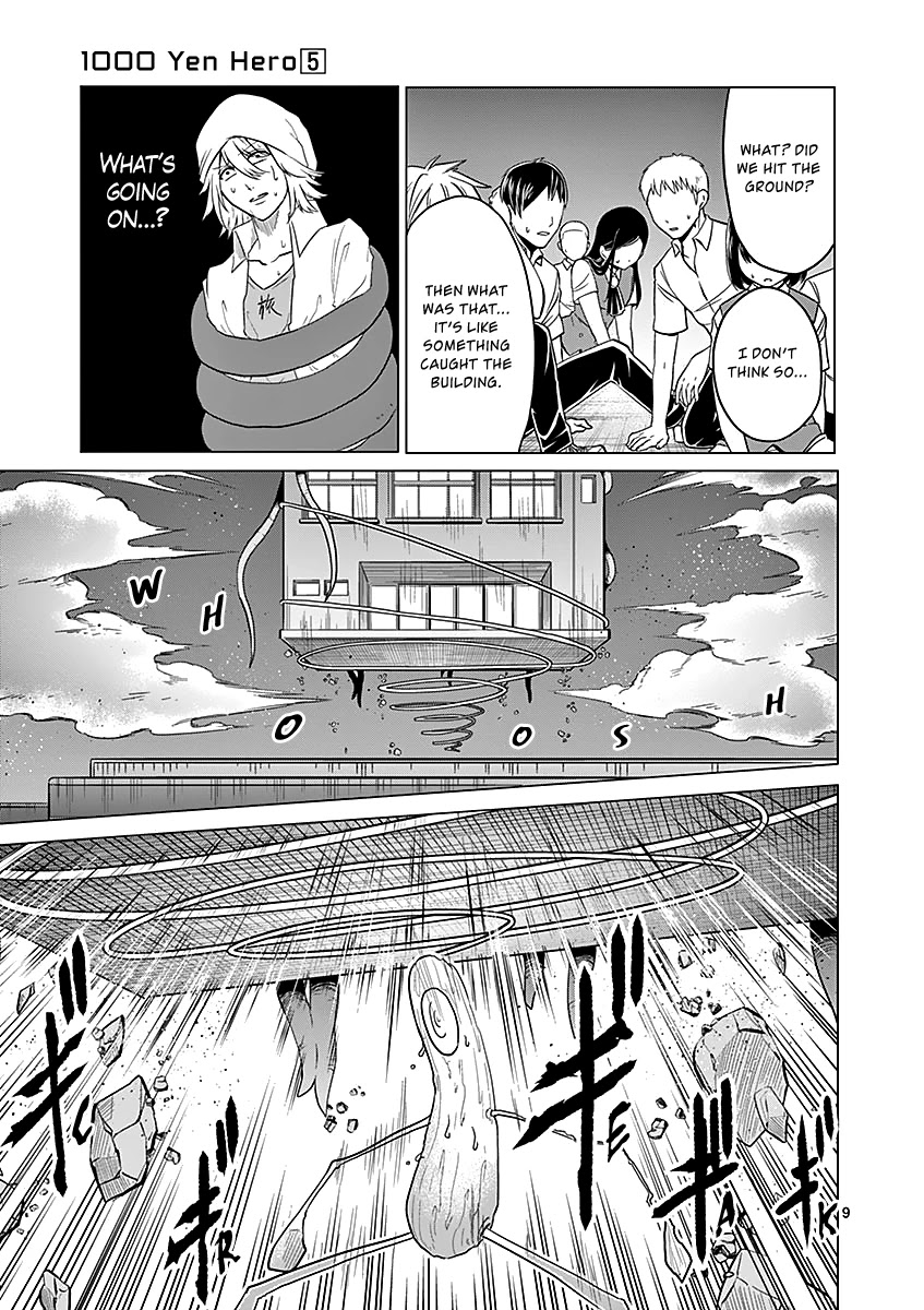 1000 Yen Hero Chapter 51 page 9 - Chapter 51: Name and Life