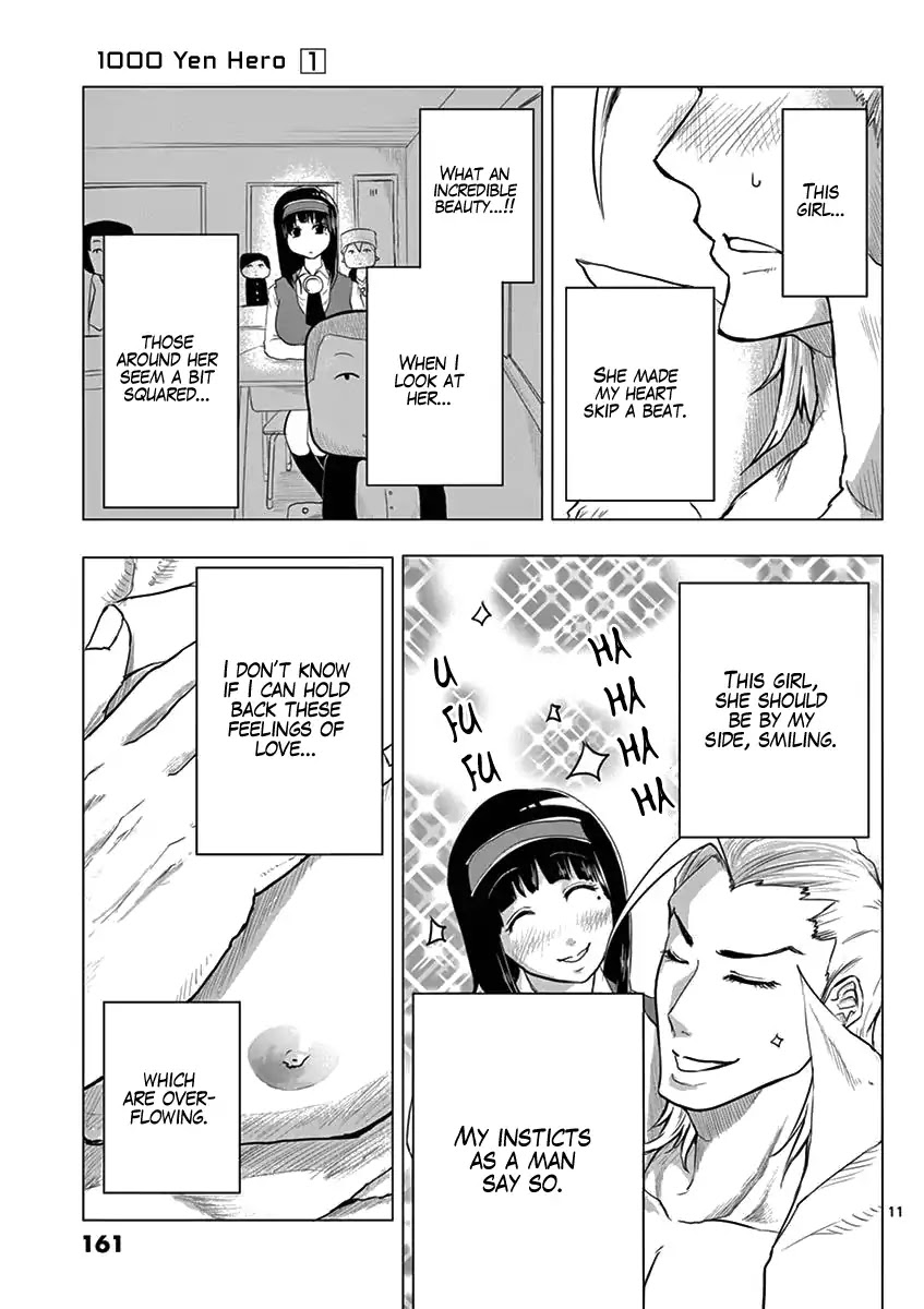 1000 Yen Hero Chapter 6 page 11 - Chapter 6: 10 Yen and Manly Man