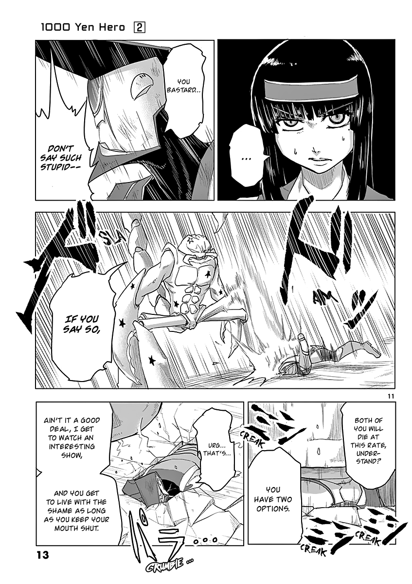 1000 Yen Hero Chapter 9 page 14 - Chapter 9: Venom and Option Two