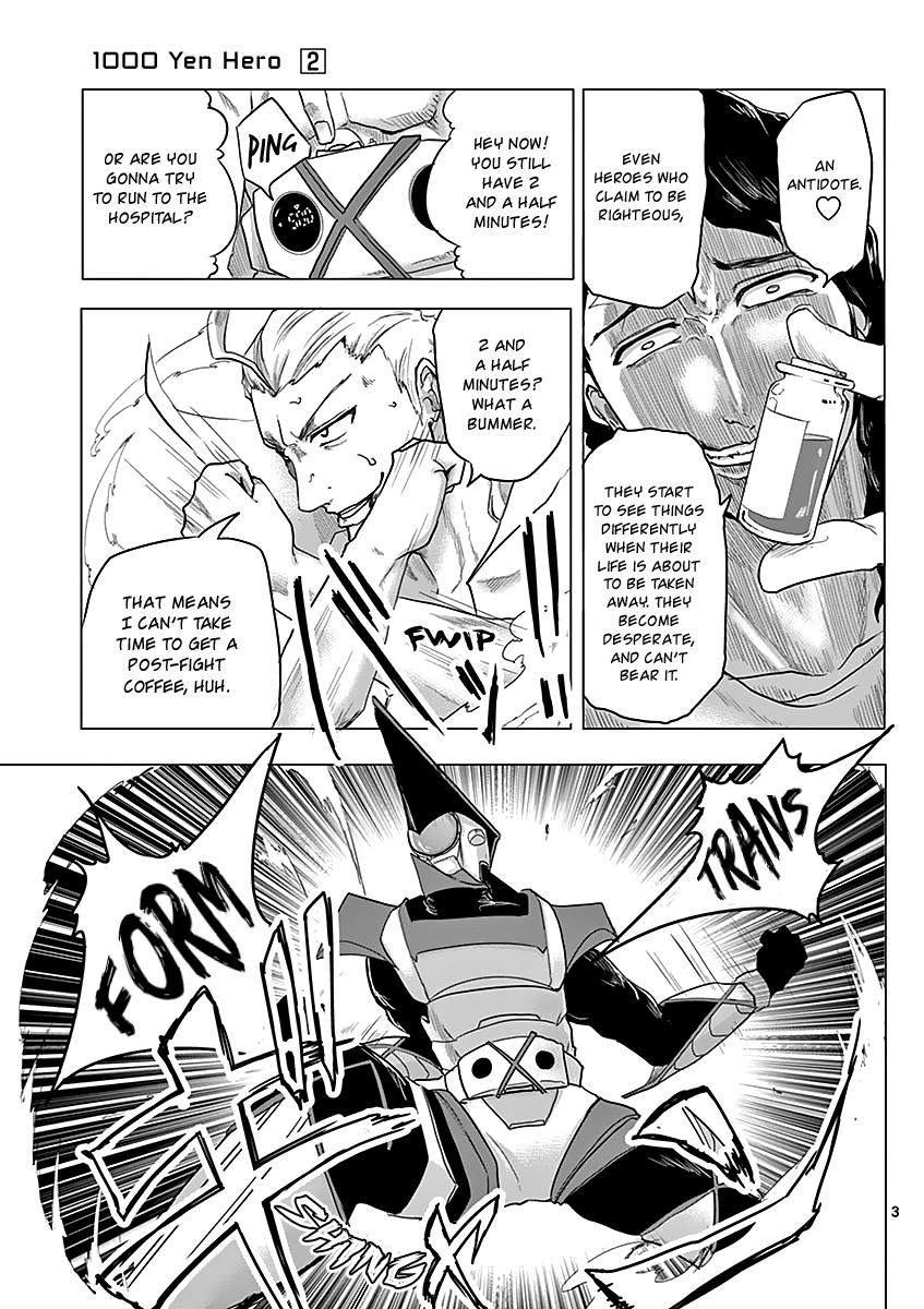 1000 Yen Hero Chapter 9 page 6 - Chapter 9: Venom and Option Two