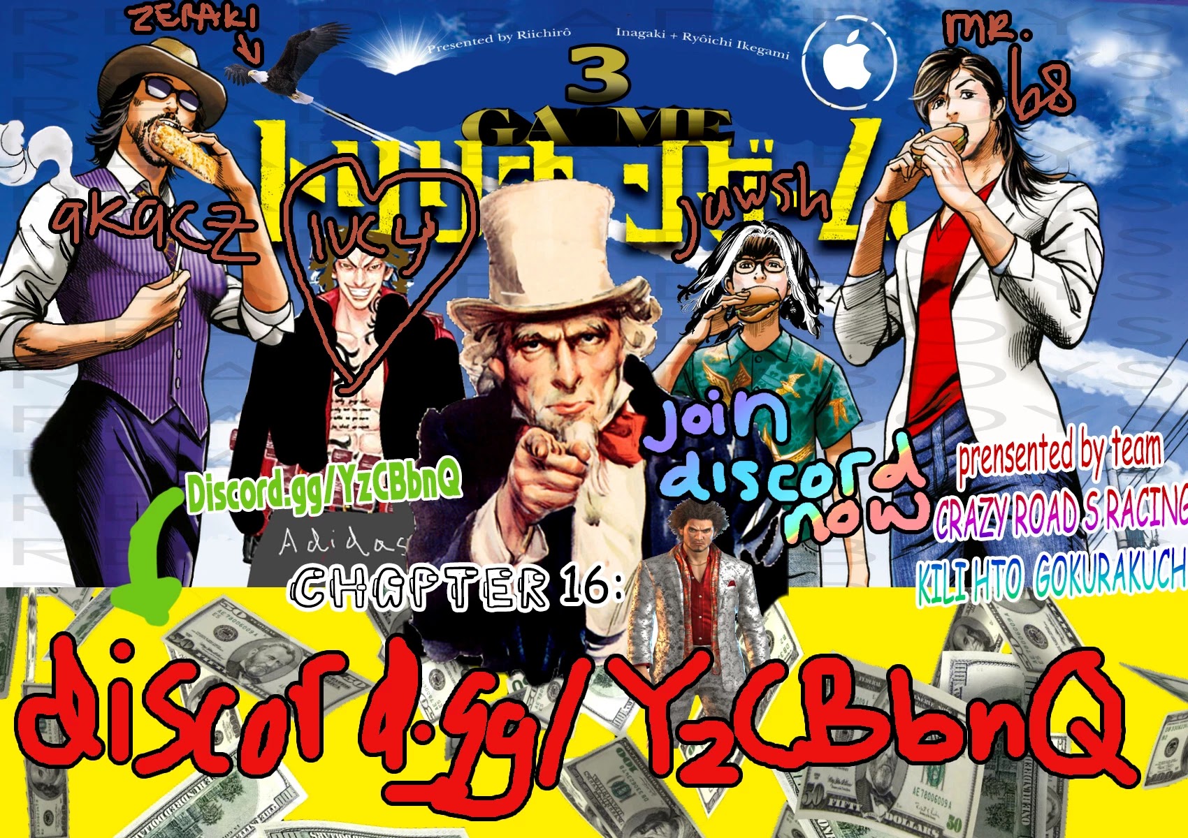 $1,000,000,000,000 Game Chapter 16 page 1 - Chapter 16: The Flower Arrangement Of Kabukicho