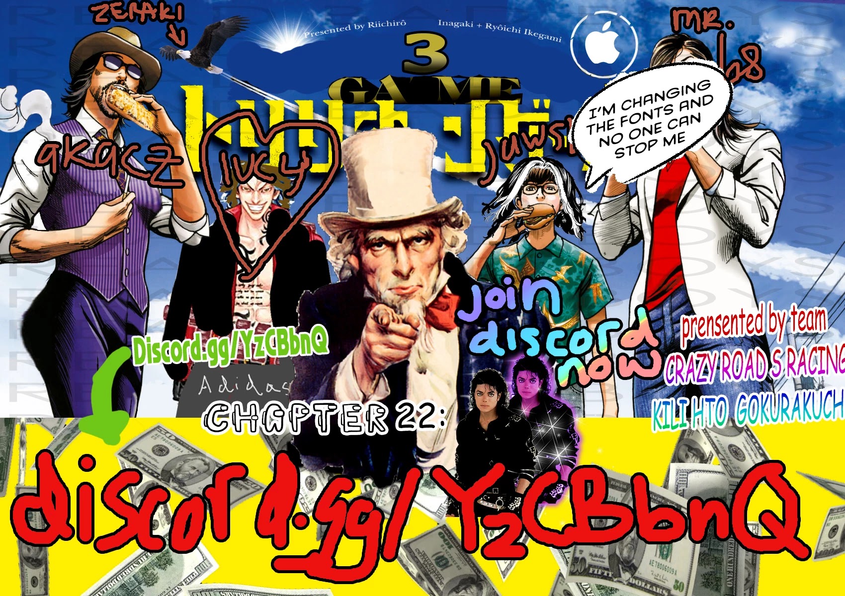 $1,000,000,000,000 Game Chapter 22 page 1 - Chapter 22: Two Bad Guys
