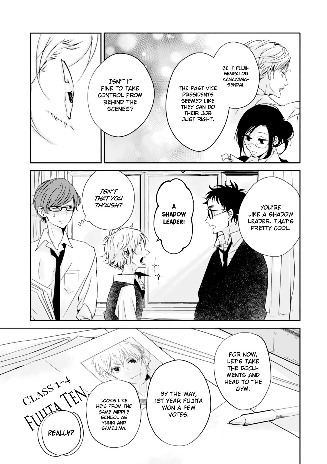 10th -You and I Fell in Love With the Same Person.- Chapter 8.5 page 21 - Chapter 8.5: Regular Meeting