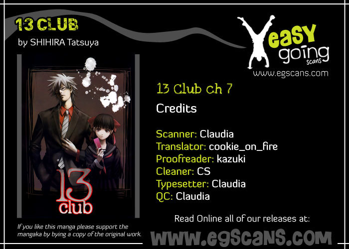 13 Club Chapter 7 page 1 - Chapter 7: Investigation -Act 5-