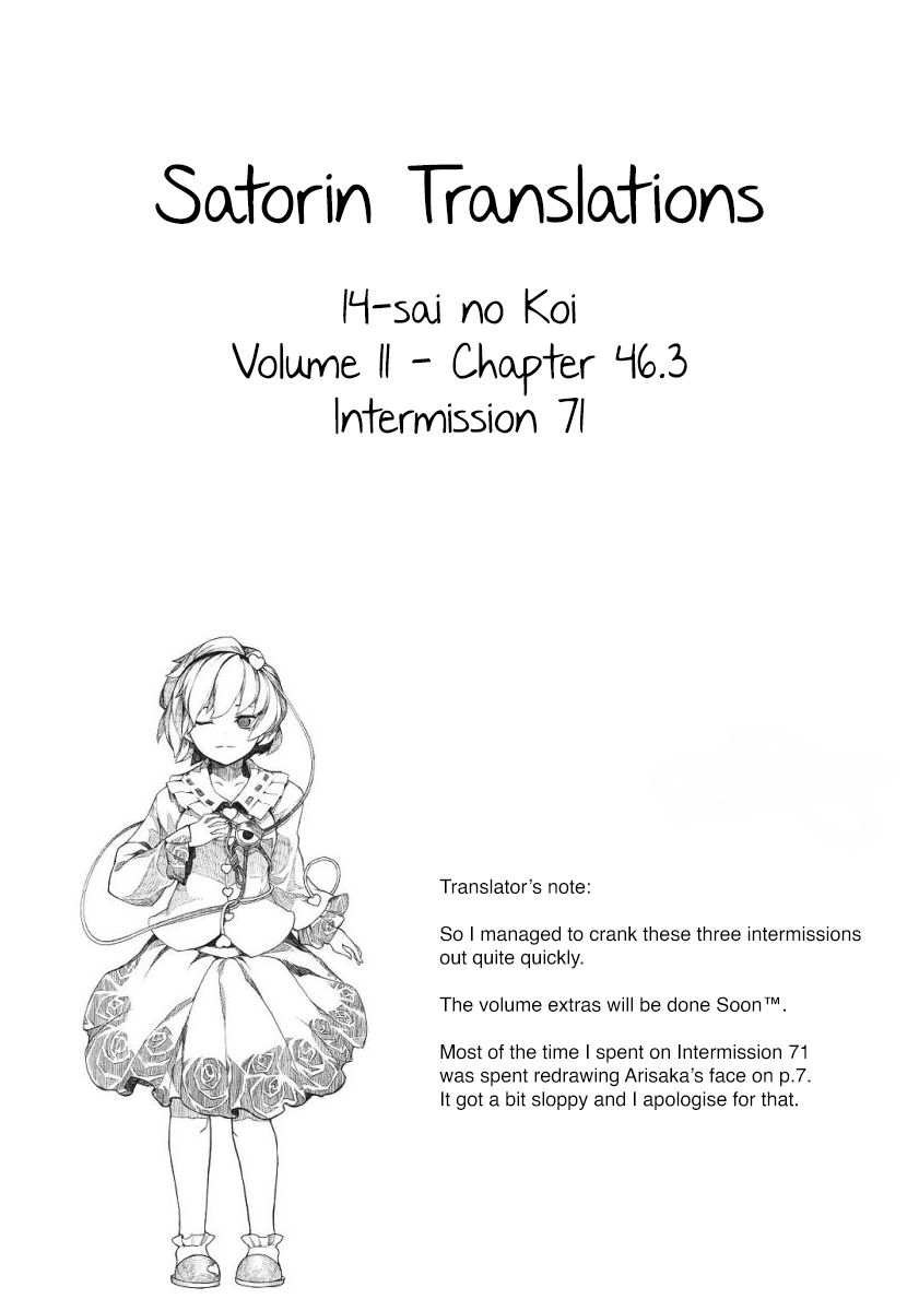 14 Sai No Koi Chapter 46.3 page 9 - Chapter 46.3: Intermission 71